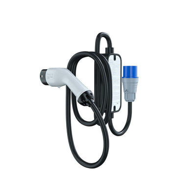 Carregador portátil para veículos elétricos de 7 kW tipo1/tipo2/GBT com interface tipo1/tipo2/GBT
