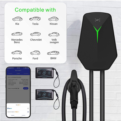22kW de potência de saída Estação de carregamento rápido de automóveis elétricos AC EV com conector de tomada