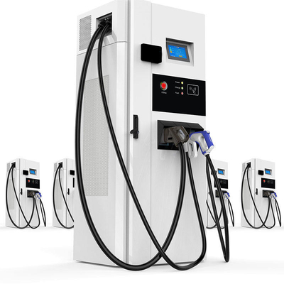 60kW/120kW/180kW CCS1 CCS2 Carregador de carro elétrico DC Estação de carregamento rápido EV para Tesla