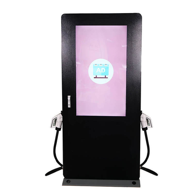 CCS Chademo 30Kw-240Kw Dc Ccs2 / Ccs1Ev Carregador com ecrã de publicidade
