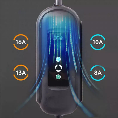 11kW de potência de saída 8A-16A Tipo2 cabo de carregamento para carregador EV portátil doméstico