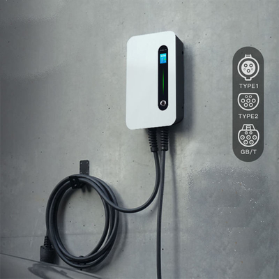 Carregador de parede para veículos elétricos de 32A com interface Tesla padrão Oem Odm Sae J1772 IP 66