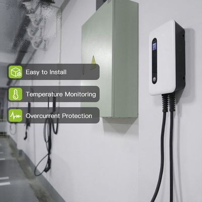 Carregador de parede para veículos elétricos de 32A com interface Tesla padrão Oem Odm Sae J1772 IP 66