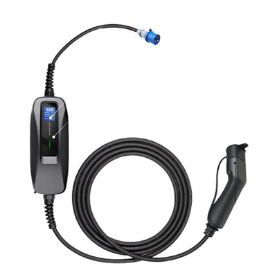 32A Carregador de carro de automóvel eletrônico rápido e fácil portátil para casa Resiste à tensão 2000V Classificação IP IP66