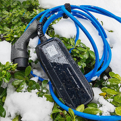 Carregador de veículos elétricos portátil com classificação IP67 para veículos elétricos e ligações de tipo 1/tipo 2