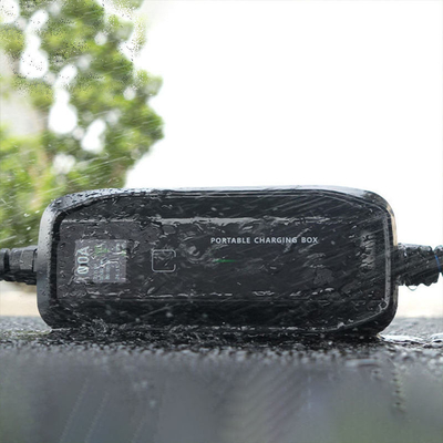 Carregador de veículos elétricos portátil com classificação IP67 para veículos elétricos e ligações de tipo 1/tipo 2