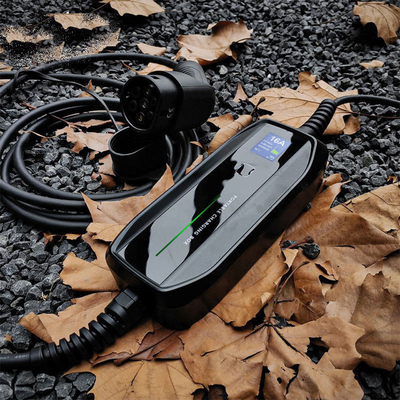 Carregador de veículos elétricos portátil com classificação IP67 para veículos elétricos e ligações de tipo 1/tipo 2