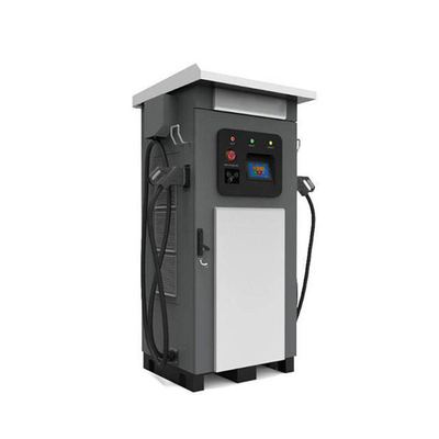 Corrente de saída de corrente contínua carregador rápido de veículos elétricos com interface CCS padrão e ecrã de publicidade