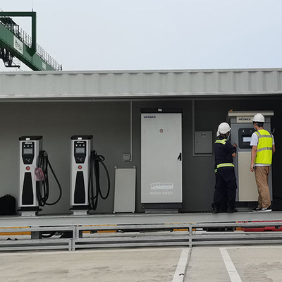 Pilhas de carregamento inteligentes de veículos elétricos 300KW Potência de saída e combinação de RFID